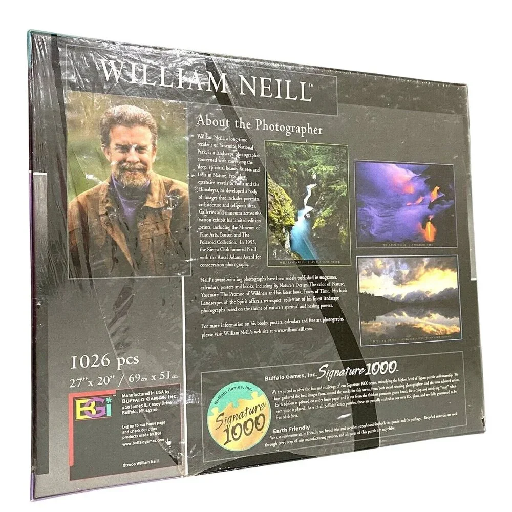Buffalo William Neill Twilight Fire 1000 Piece Jigsaw‎ Puzzle